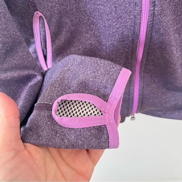 Nike Purple Dri-Fit Double Zip Activewear Running Jacket - Picture 5 of 10